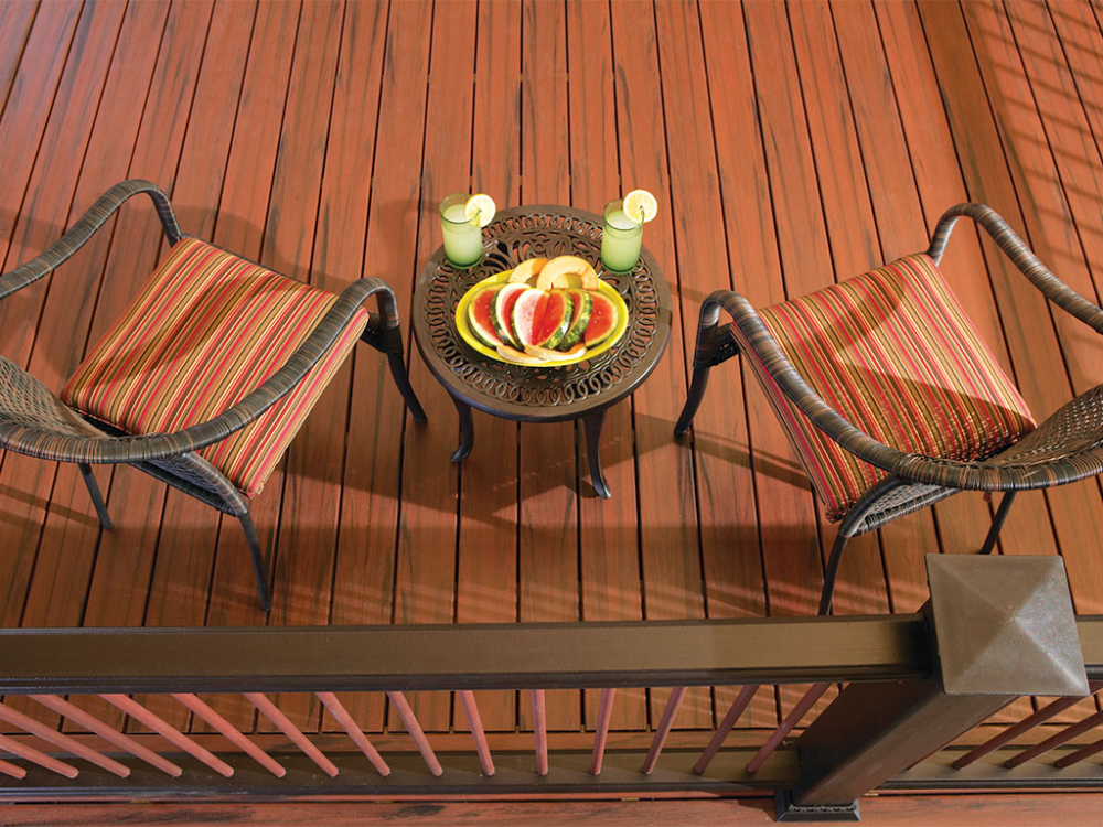 Armadillo Deck Composite Decking with Lemonade and Watermelon
