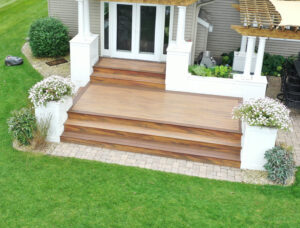 House with Composite Decking Porch