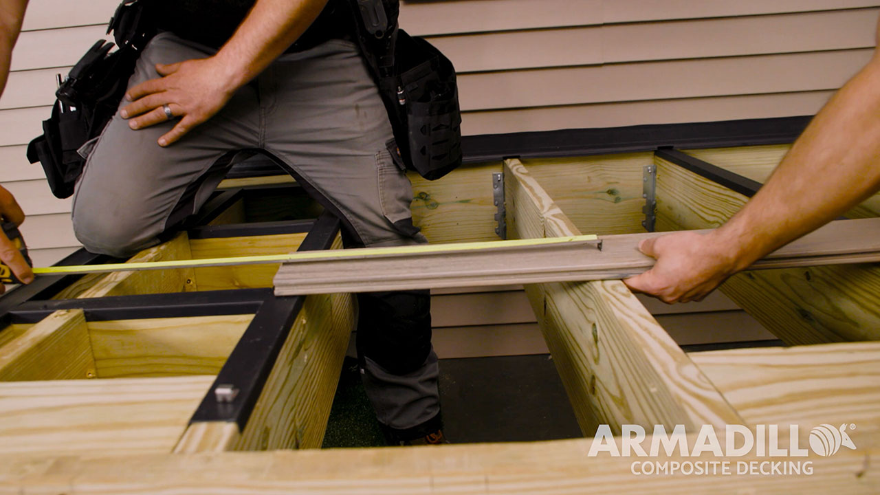 Standard joist spacing is 16 inches on center